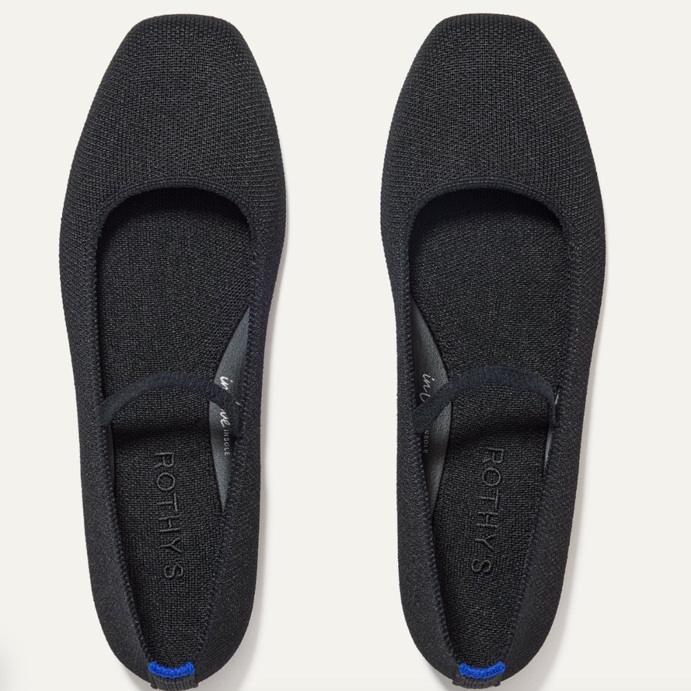 Rothy's Max Square Mary Jane in Black (Size 8.5)